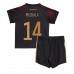 Maillot de foot Allemagne Jamal Musiala #14 Extérieur vêtements enfant Monde 2022 Manches Courtes (+ pantalon court)
